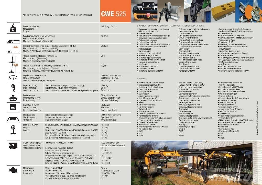 BG Lift CWE 525 Γερανοί με ερπύστριες