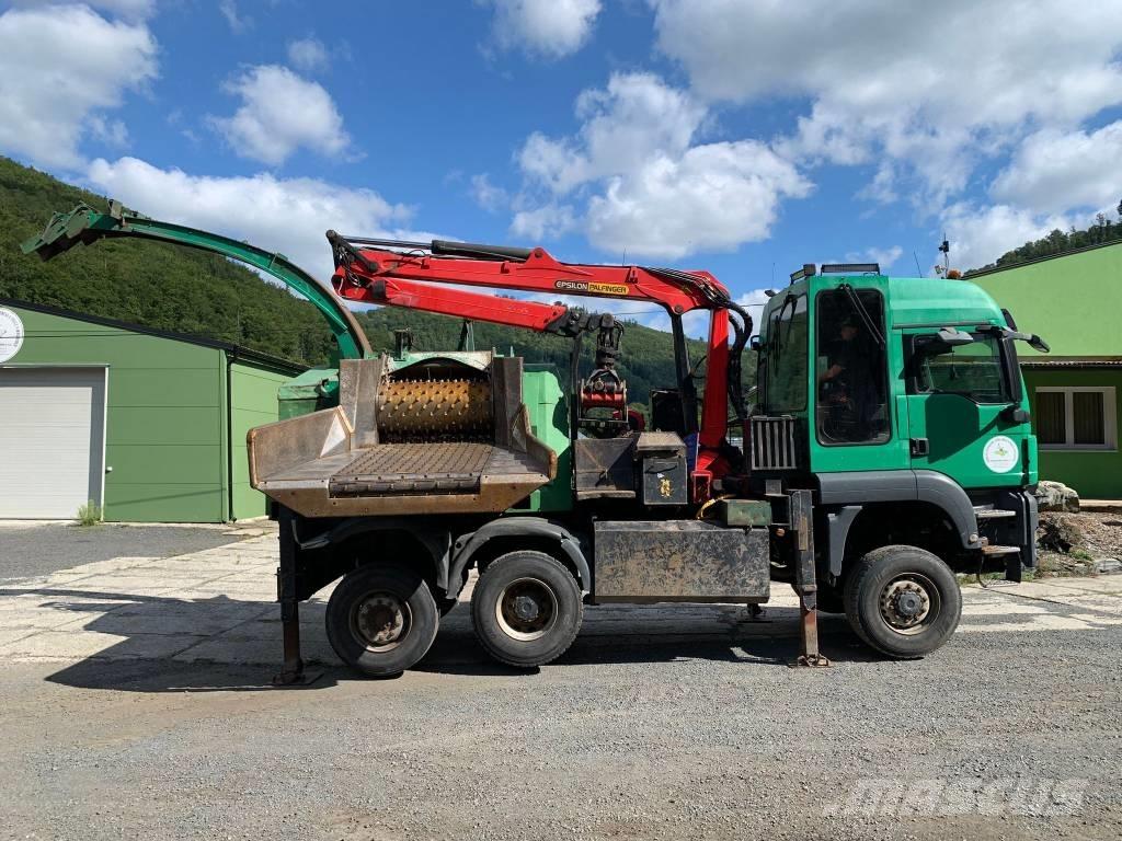 JENZ MAN TGS 6x4 Τεμαχιστές ξύλου