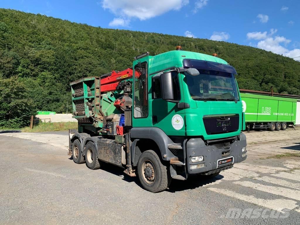 JENZ MAN TGS 6x4 Τεμαχιστές ξύλου