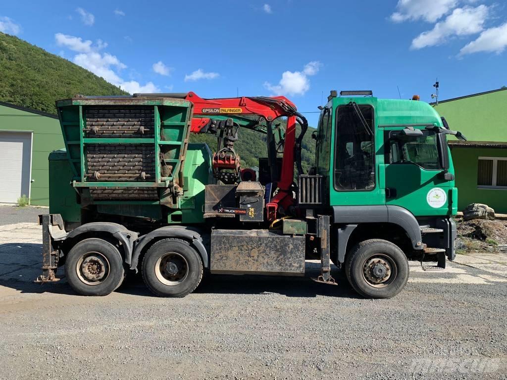 MAN - JENZ TGS 6x4 Τεμαχιστές ξύλου