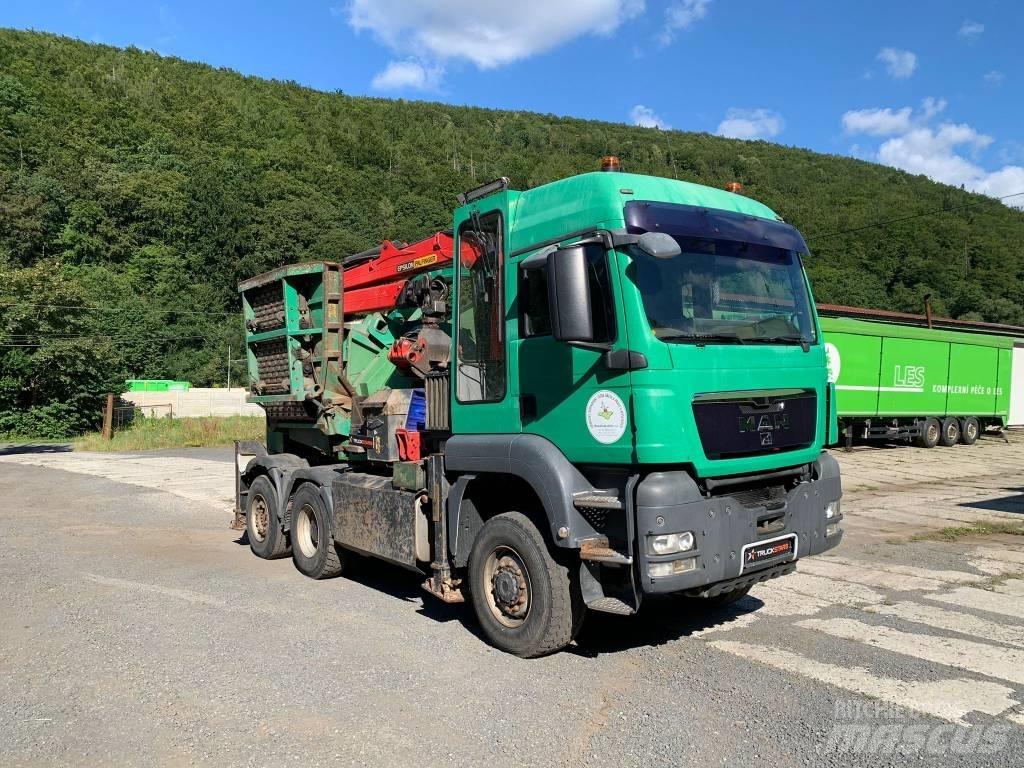 MAN - JENZ TGS 6x4 Τεμαχιστές ξύλου