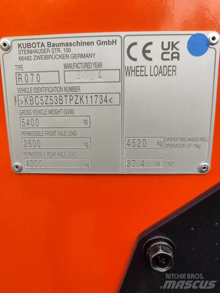 Kubota R 070 Φορτωτές με λάστιχα (Τροχοφόροι)