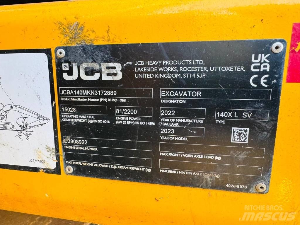 JCB 140 X Εκσκαφείς με ερπύστριες
