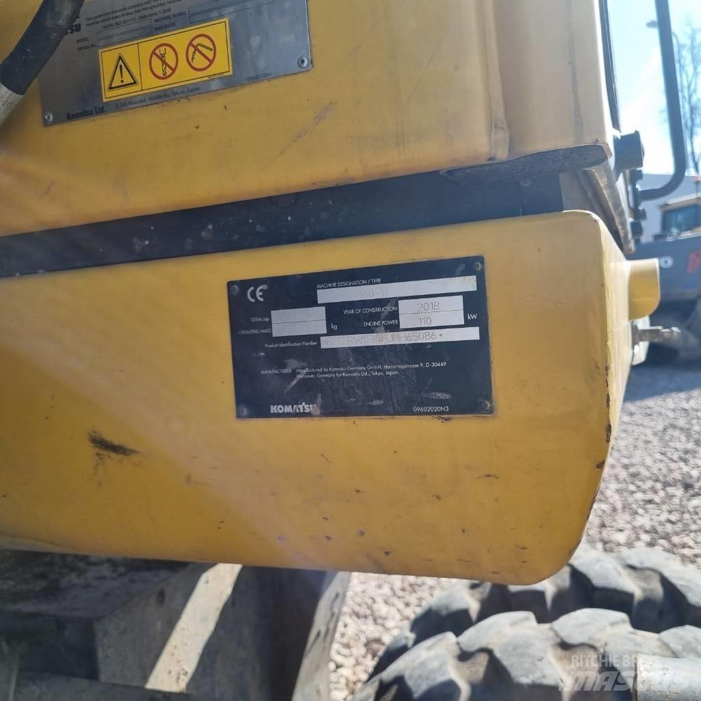 Komatsu PW160 - 11 Εκσκαφείς με τροχούς - λάστιχα