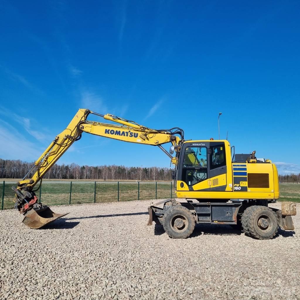 Komatsu PW160 - 11 Εκσκαφείς με τροχούς - λάστιχα