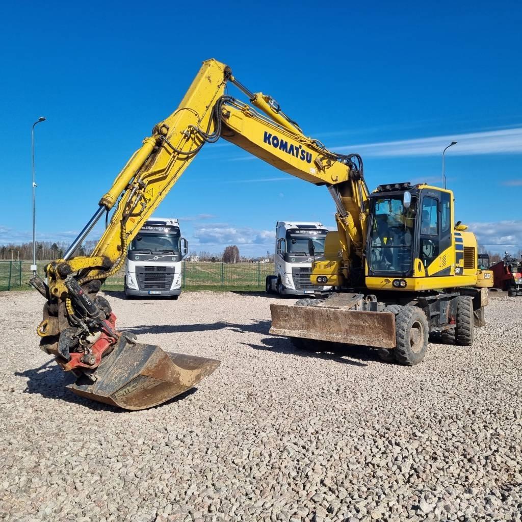 Komatsu PW160 - 11 Εκσκαφείς με τροχούς - λάστιχα