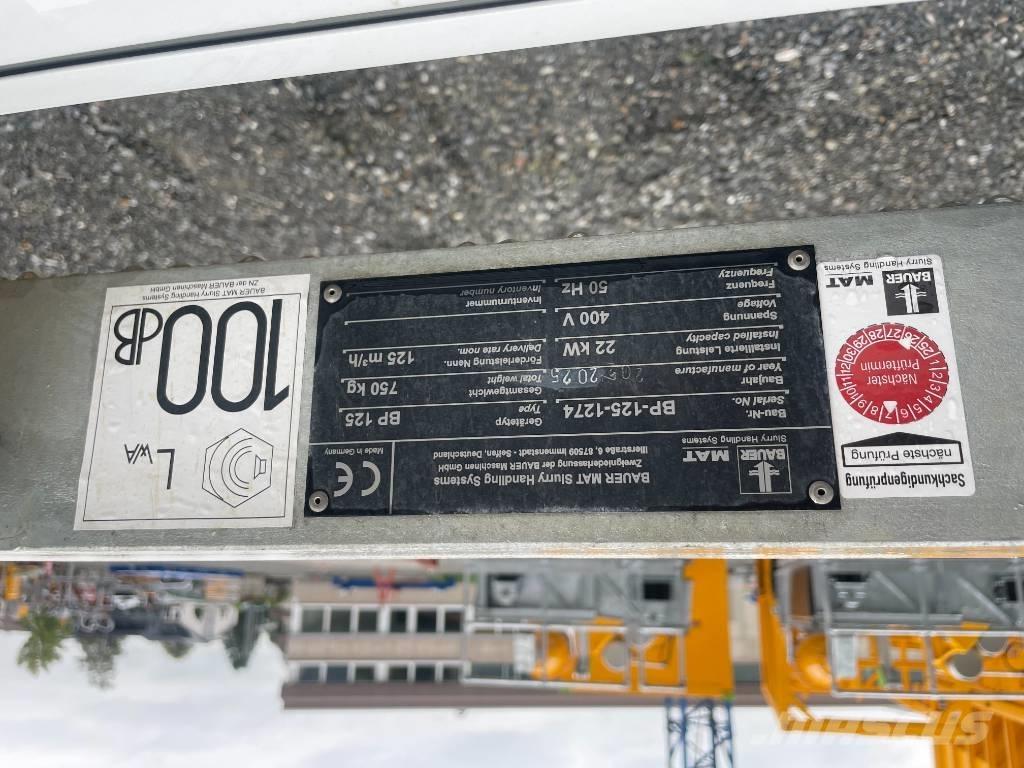 Bauer MAT BP 125 Κατασκευές - Άλλα