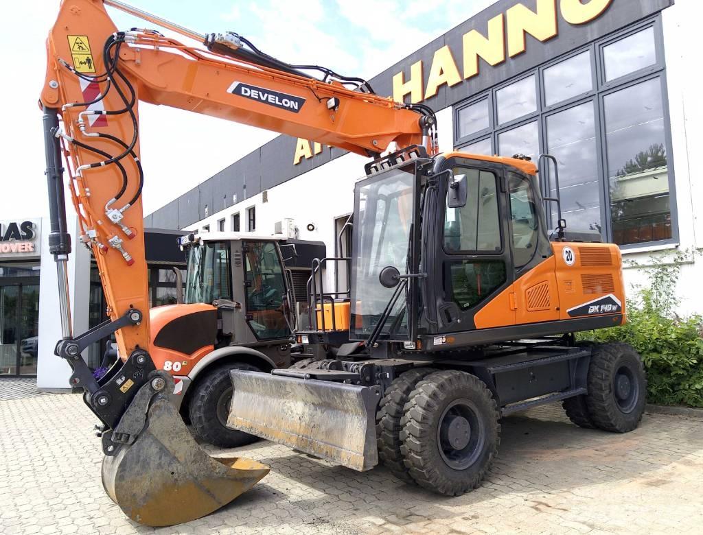 Doosan DX140W-7 Εκσκαφείς με τροχούς - λάστιχα