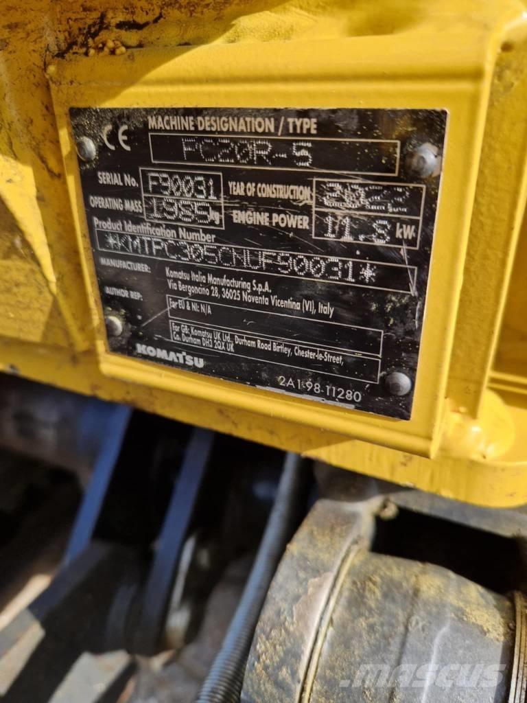 Komatsu PC 20 R-5 Εκσκαφάκι (διαβολάκι) < 7t