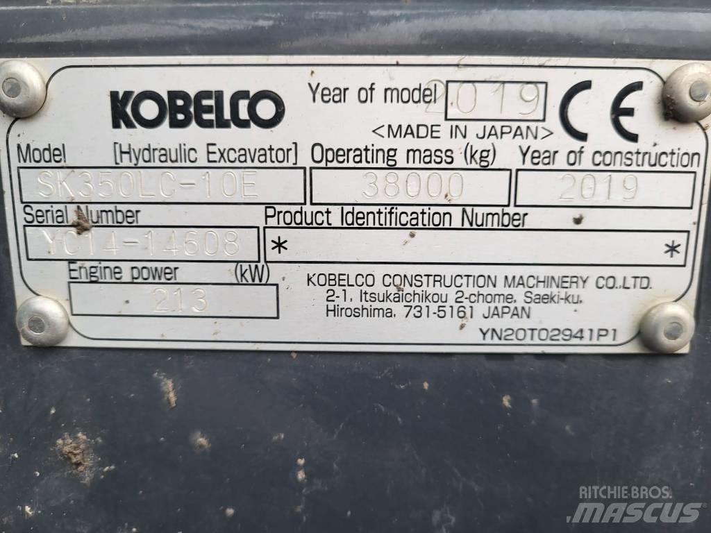 Kobelco SK350LC-10E Εκσκαφείς με ερπύστριες