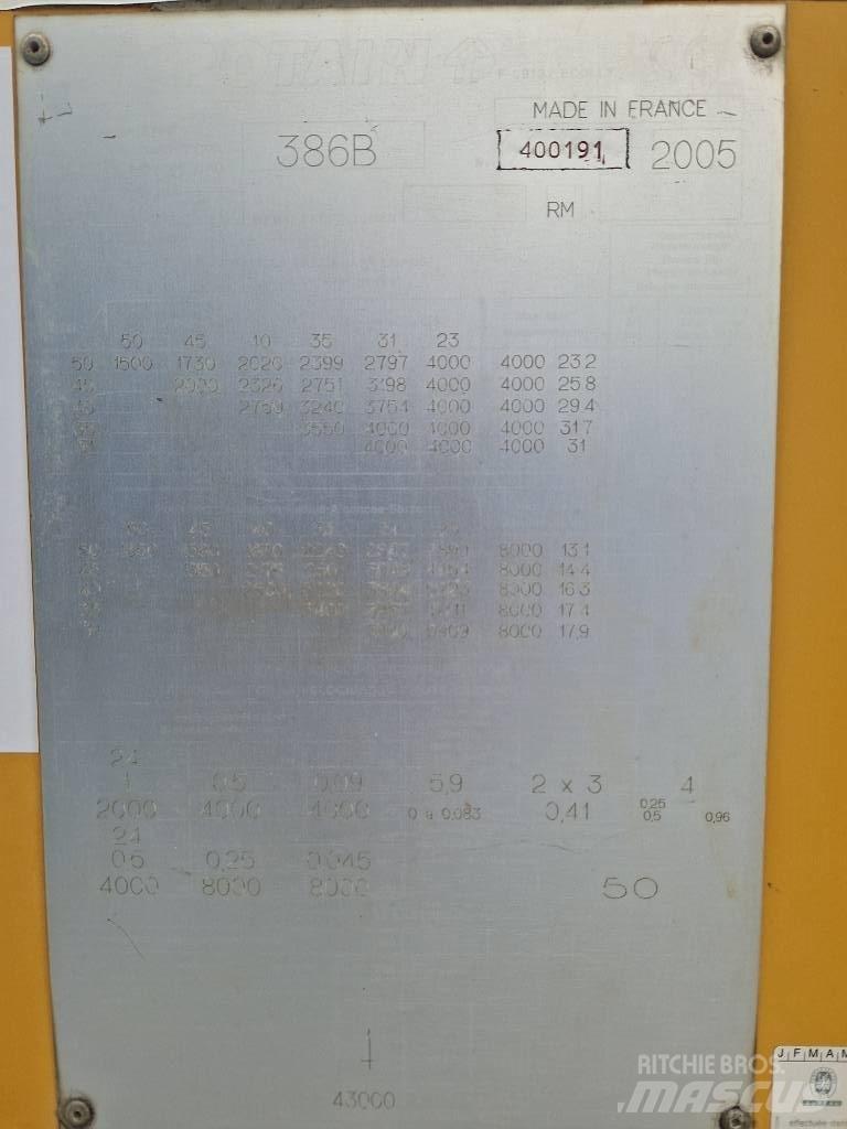 Potain 386B Αυτοεγειρόμενοι γερανοί