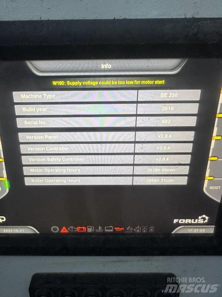 Forus SE250 Τεμαχιστές αποβλήτων