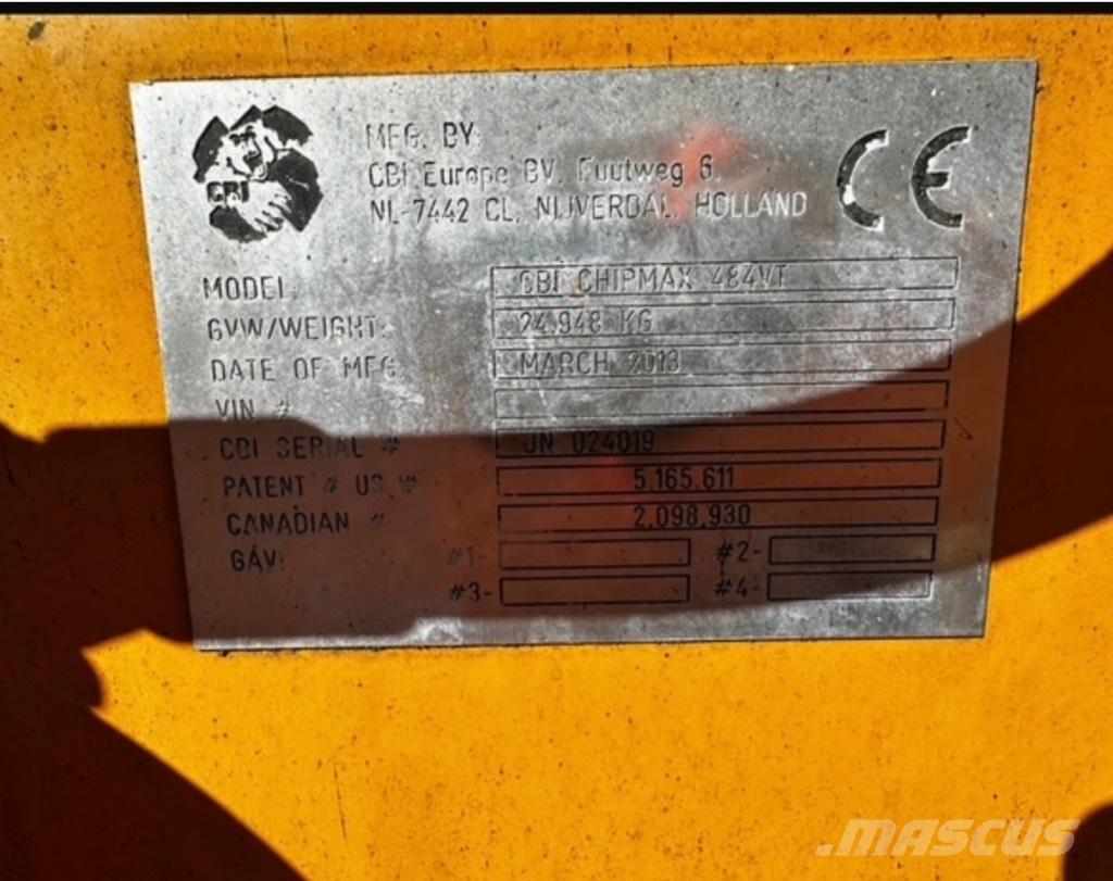 CBI Chipmax 484VT Τεμαχιστές ξύλου