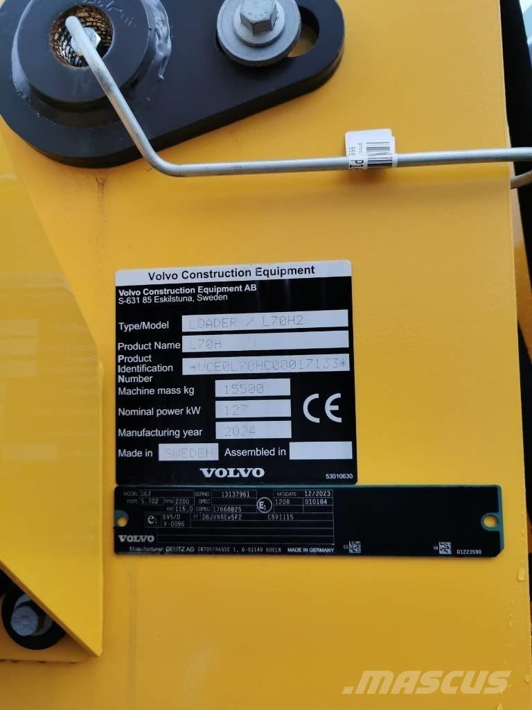 Volvo L 70 H2 Φορτωτές με λάστιχα (Τροχοφόροι)
