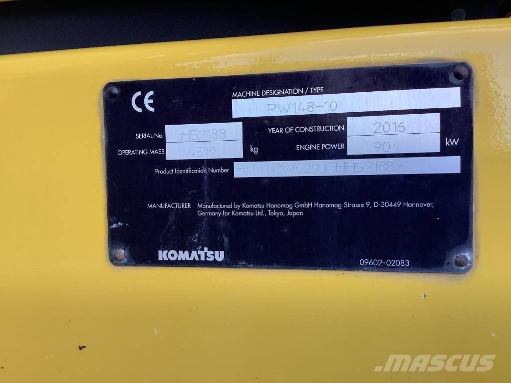 Komatsu PW148-10 Εκσκαφείς με τροχούς - λάστιχα