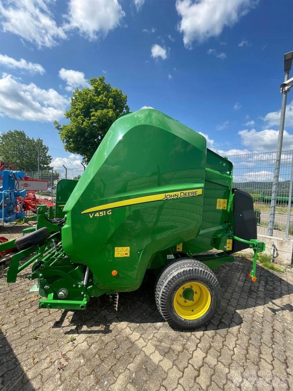 John Deere V451G Πρέσες κυλινδρικών δεμάτων
