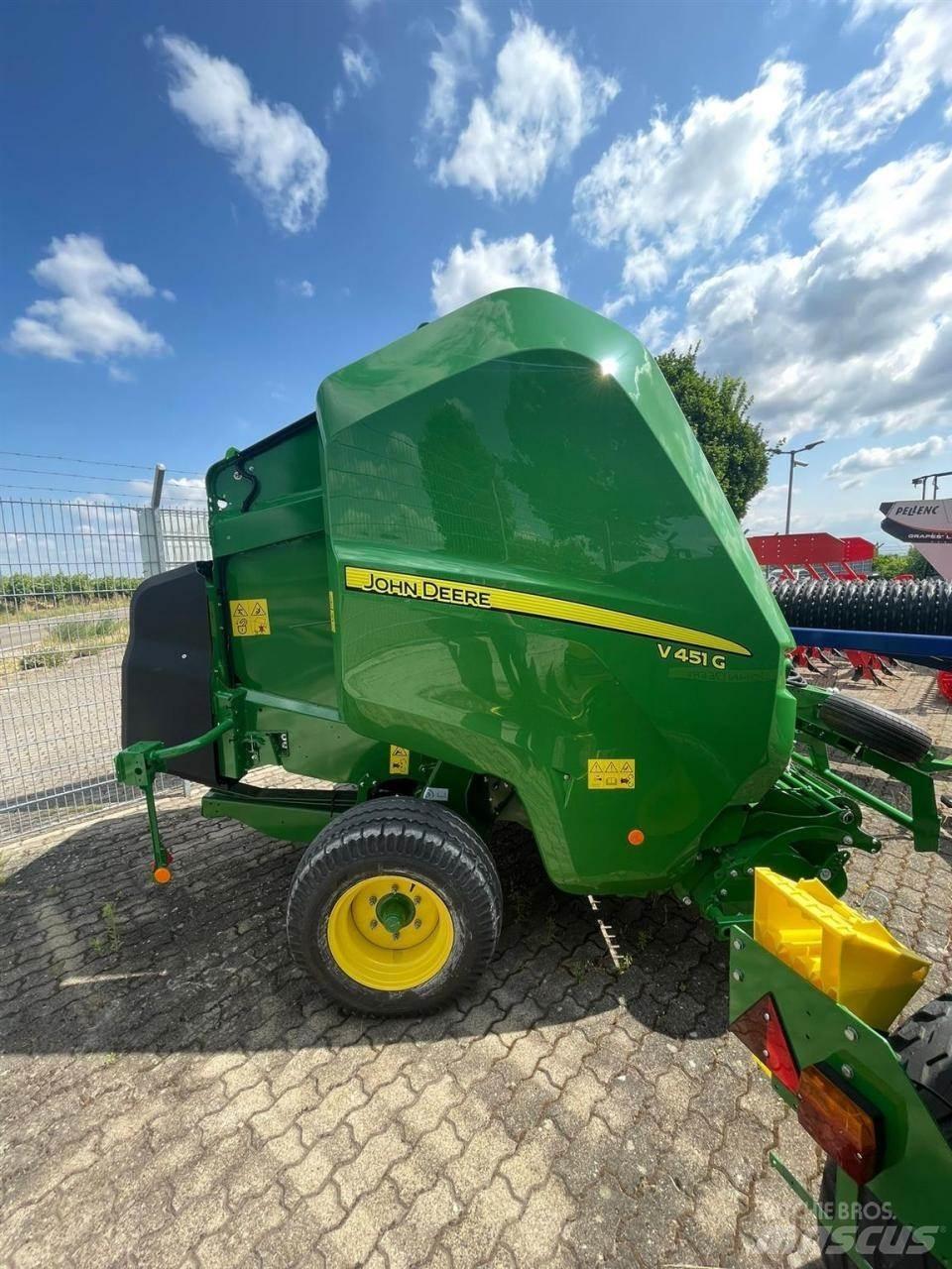 John Deere V451G Πρέσες κυλινδρικών δεμάτων