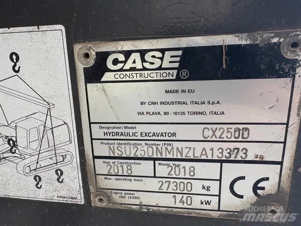 CASE CX250D Εκσκαφείς με ερπύστριες