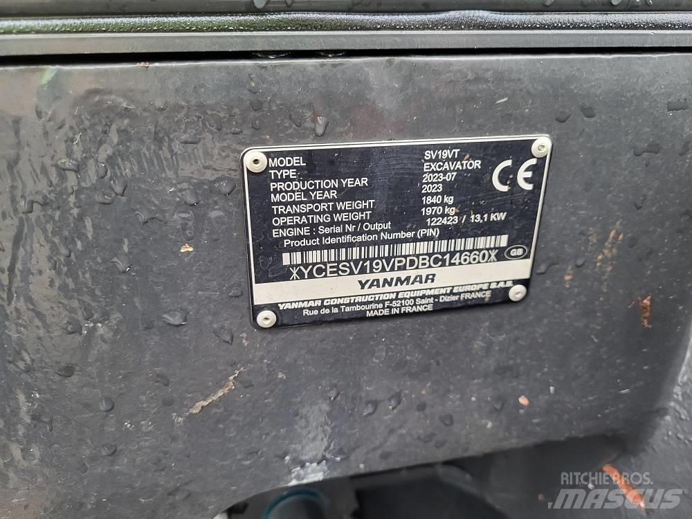 Yanmar SV 19 VT Εκσκαφάκι (διαβολάκι) < 7t