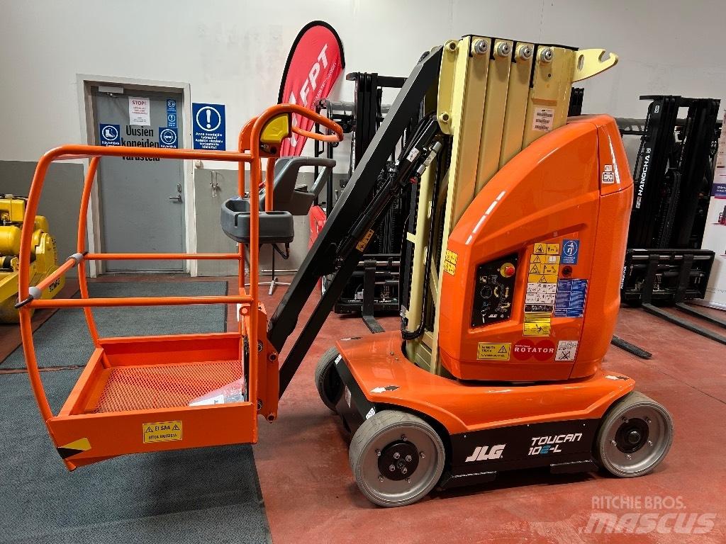 JLG Toucan 10 E-L Ανυψωτήρες με κατακόρυφους πυλώνες