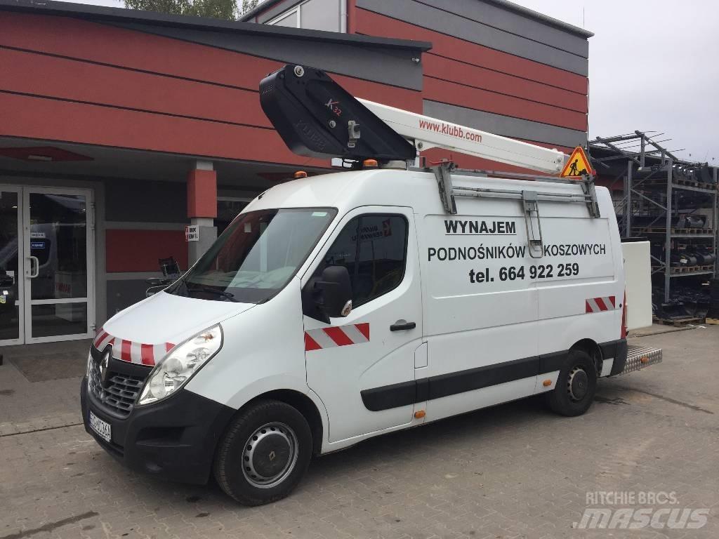 Klubb K32 Εναέριες πλατφόρμες τοποθετημένες σε φορτηγό