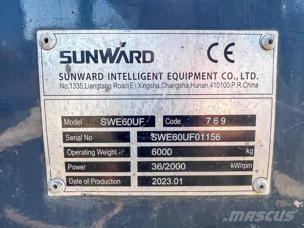 Sunward 60UF Εκσκαφάκι (διαβολάκι) < 7t