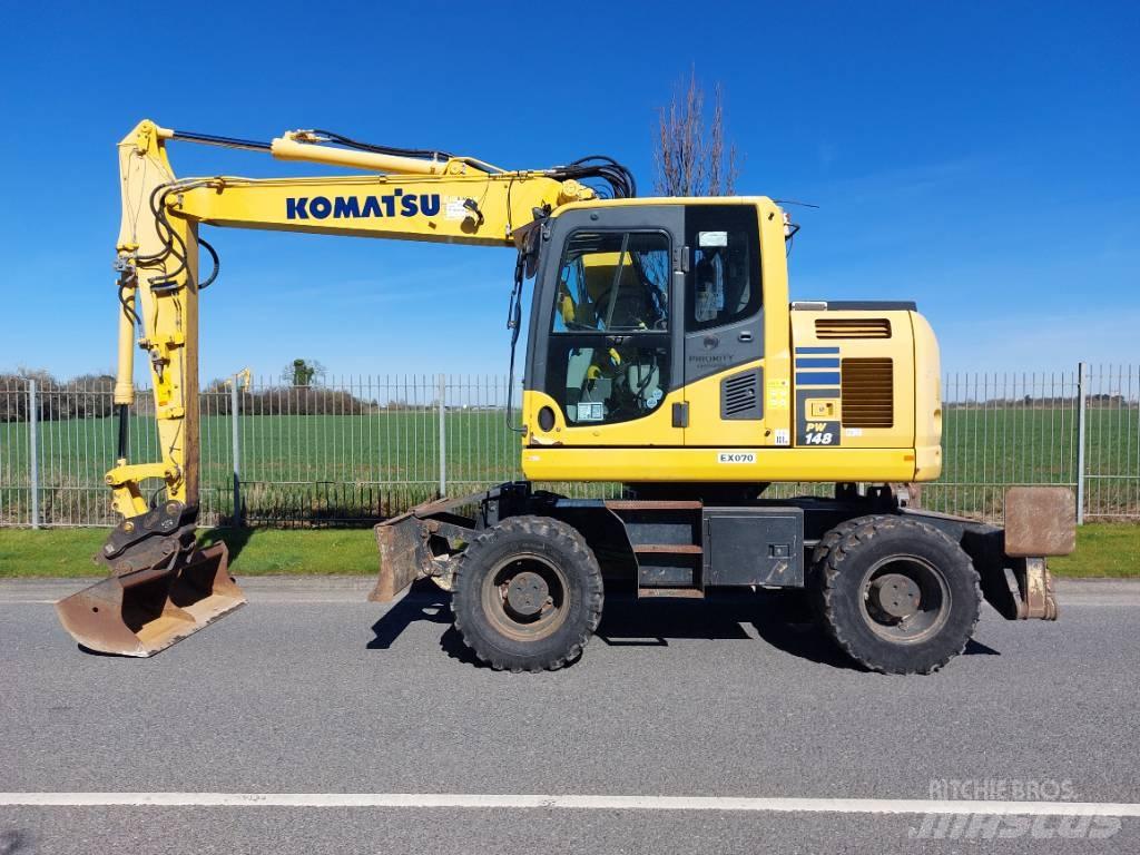 Komatsu PW148-10 Εκσκαφείς με τροχούς - λάστιχα