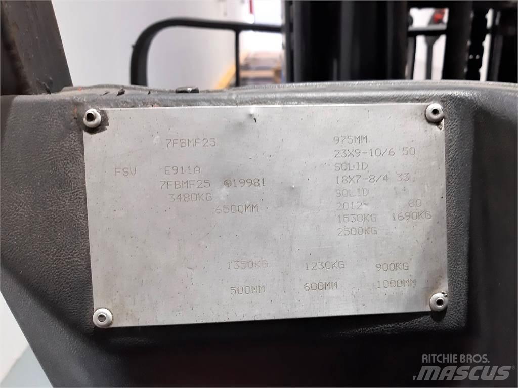Toyota 7FBMF25 Ηλεκτρικά περονοφόρα ανυψωτικά κλαρκ