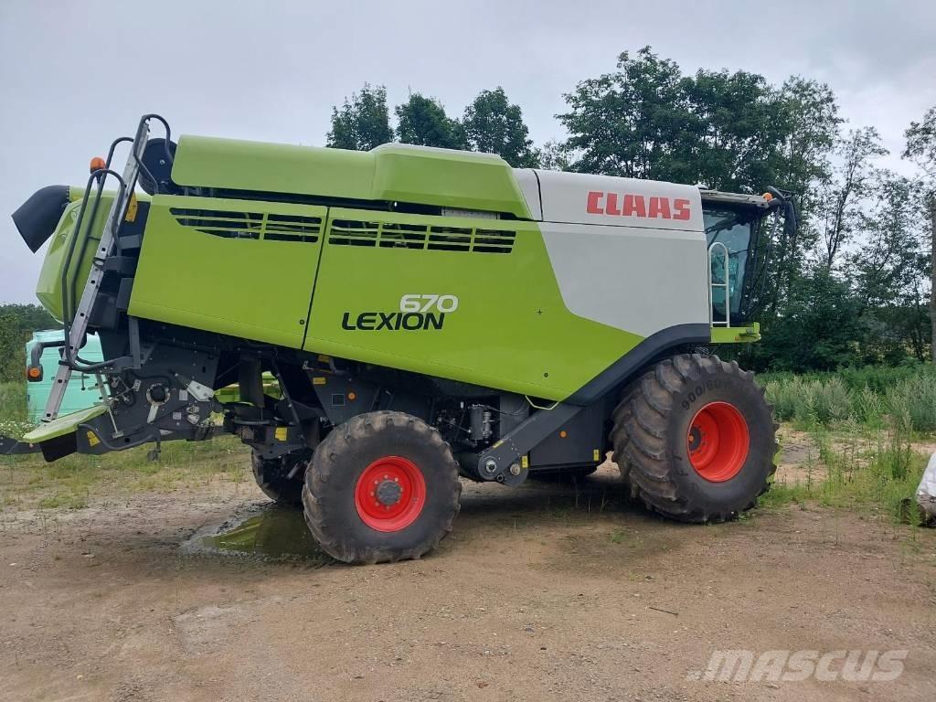 CLAAS Lexion 670 Θεριζοαλωνιστικές μηχανές