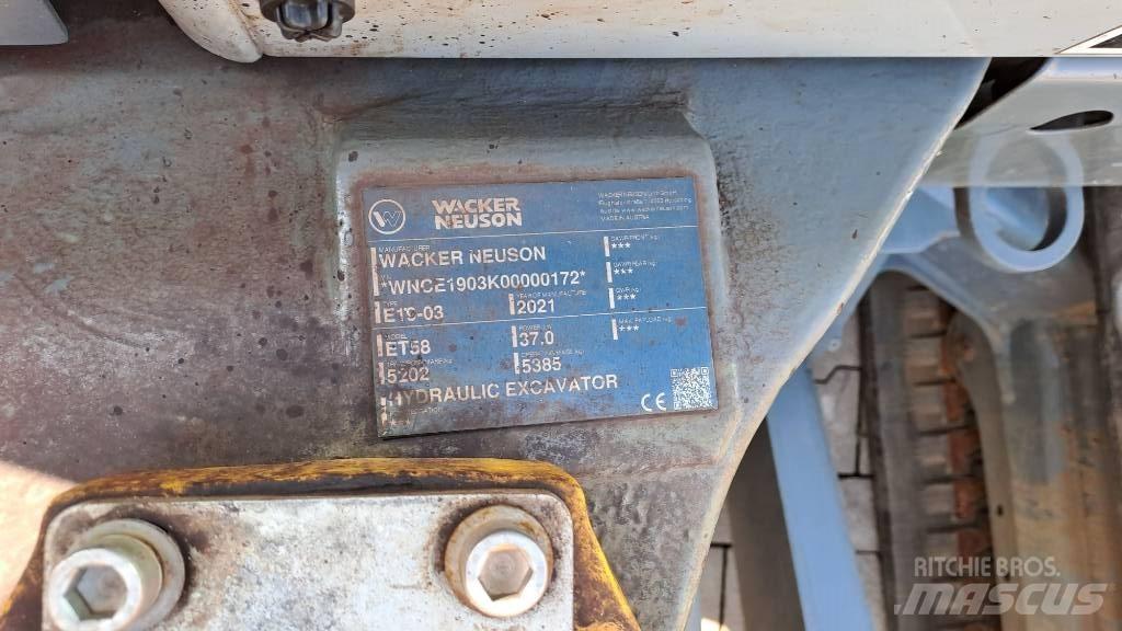 Wacker Neuson ET58 Εκσκαφείς με ερπύστριες