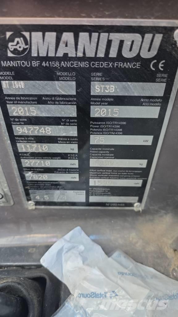 Manitou MT 1840 Κατασκευές - Άλλα
