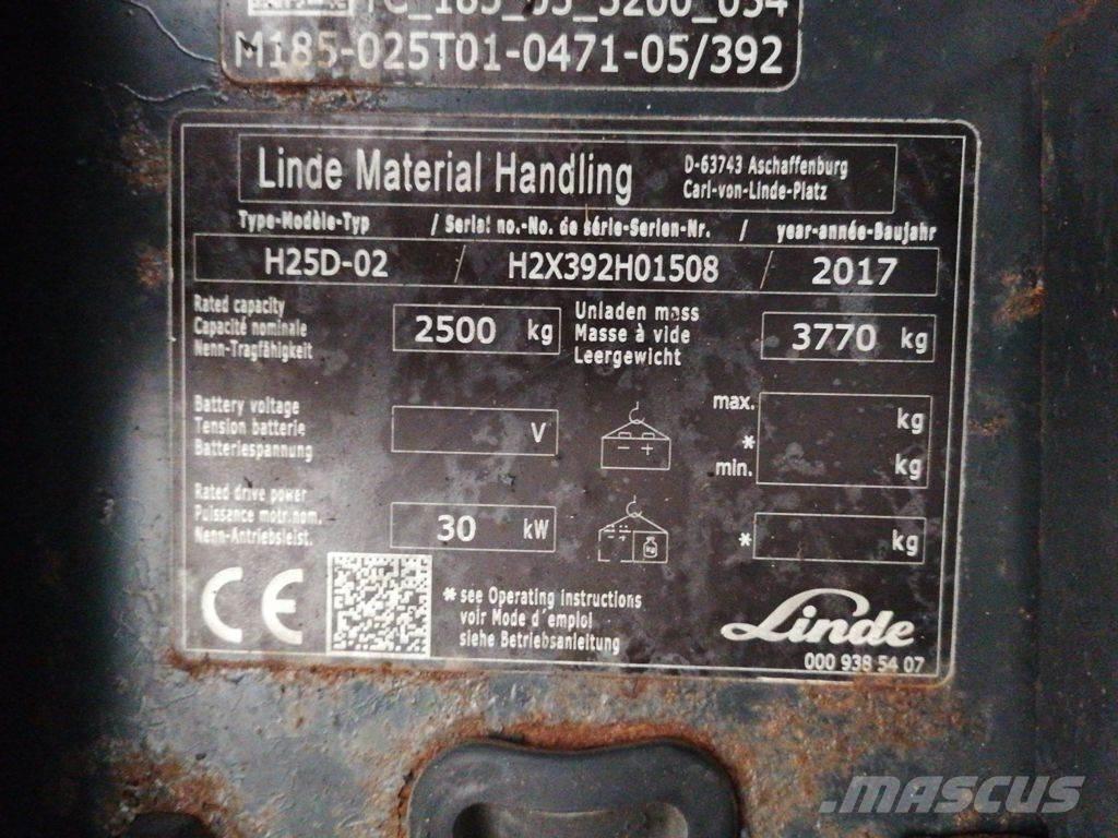 Linde H25D-02 Πετρελαιοκίνητα Κλαρκ