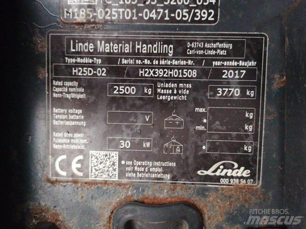 Linde H25D-02 Πετρελαιοκίνητα Κλαρκ