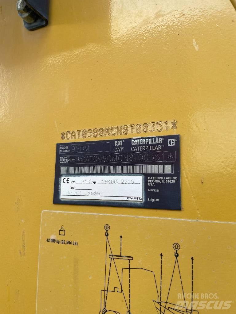CAT 980M Φορτωτές με λάστιχα (Τροχοφόροι)