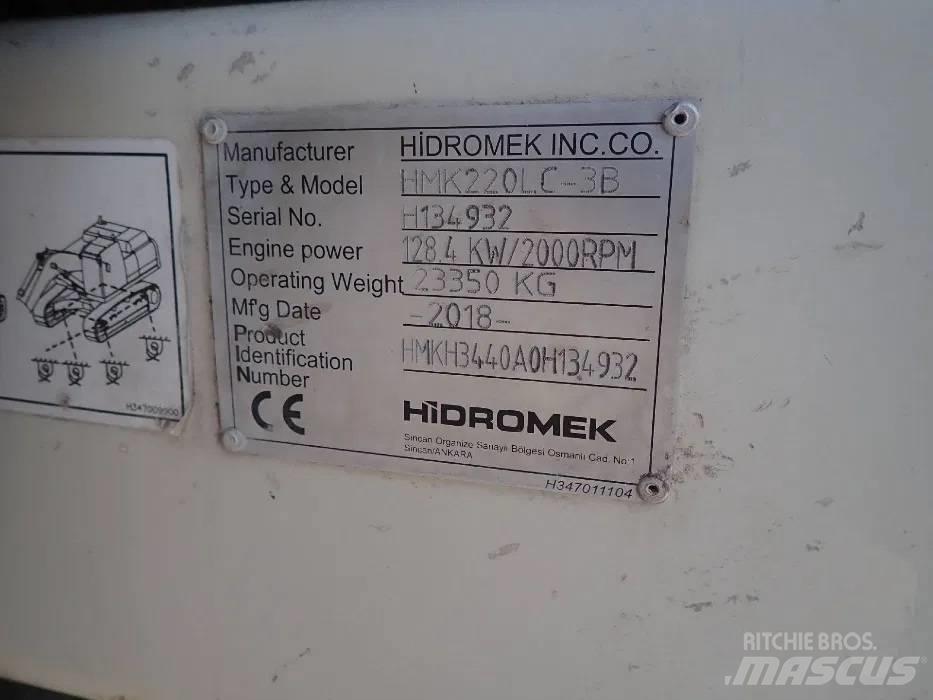 Hidromek HMK 220LC Εκσκαφείς με ερπύστριες