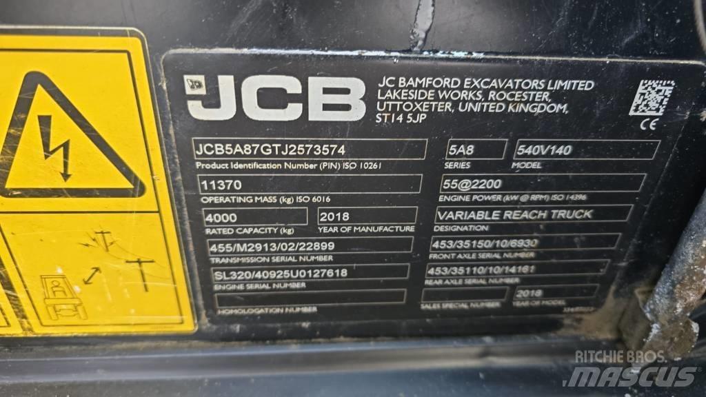 JCB 540-140 Τηλεσκοπικοί ανυψωτές