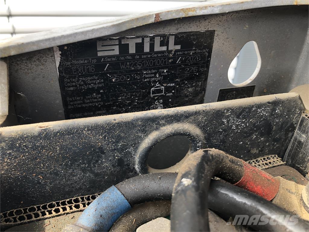 Still EXU16 Παλετοφόρα πεζού χειριστή με ιστό