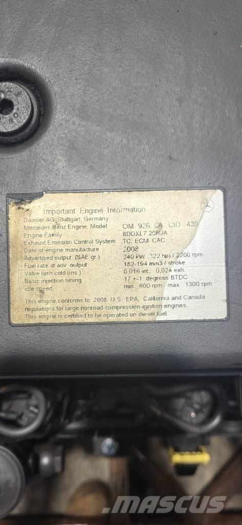 Ponsse ERGO ENGINE Κινητήρες