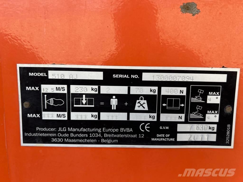 JLG 510 AJ Ανυψωτήρες με αρθρωτό βραχίονα