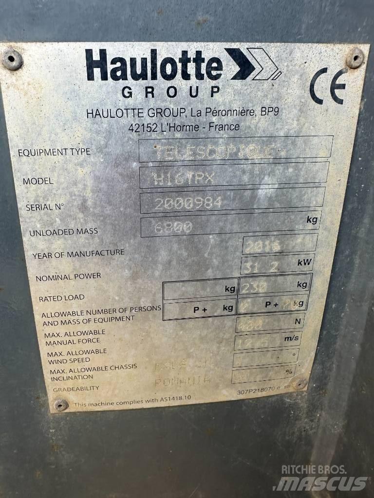 Haulotte H 16 TPX Ανυψωτήρες με τηλεσκοπικό βραχίονα