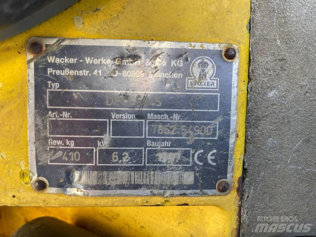 Wacker DPU5045 Επίπεδοι κόπανοι