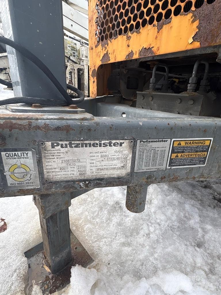 Putzmeister TK 70 Αντλίες σκυροδέματος
