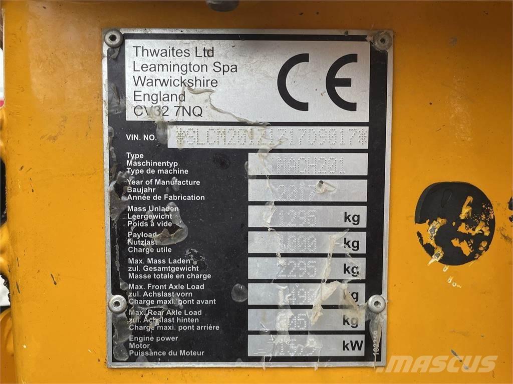 Thwaites 1 ton Dumpers εργοταξίου