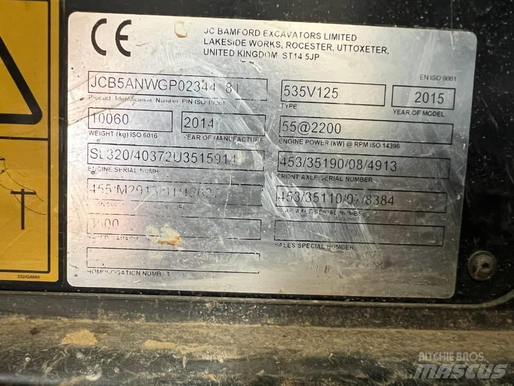 JCB 535-125 Τηλεσκοπικοί ανυψωτές