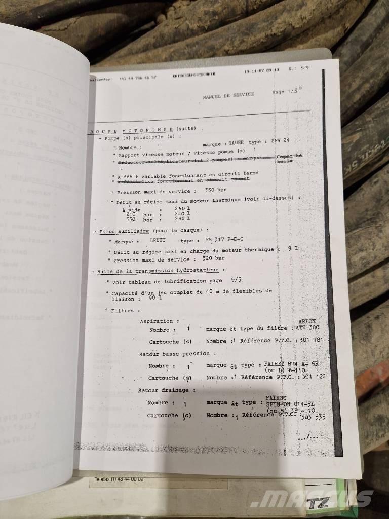  PTC 2313 Υδραυλικές σφύρες