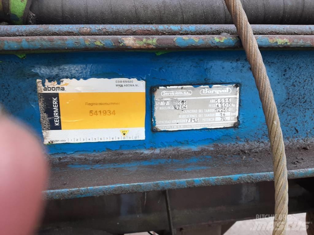 Baryval beton mixer Αναμίκτες σκυροδέματος/κονιάματος