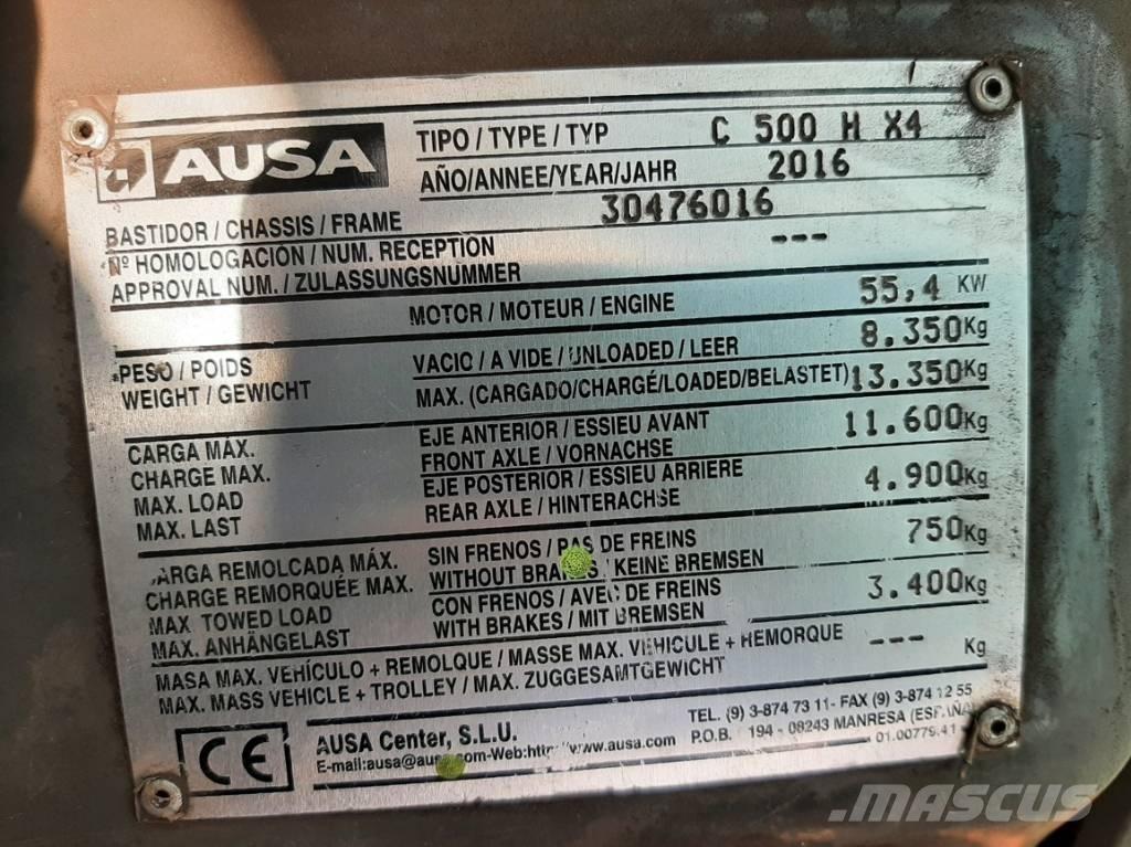 Ausa C 500 H X4 Φορτηγά ανώμαλου εδάφους