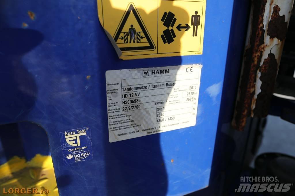 Hamm HD 12 VV Οδοστρωτήρες διπλού κυλίνδρου