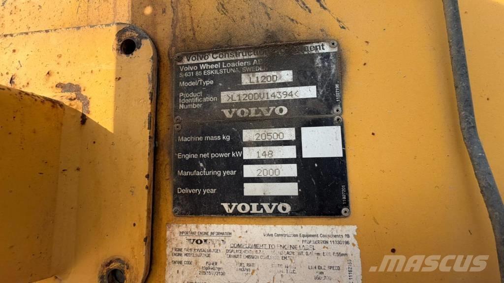 Volvo L 120 D Φορτωτές με λάστιχα (Τροχοφόροι)