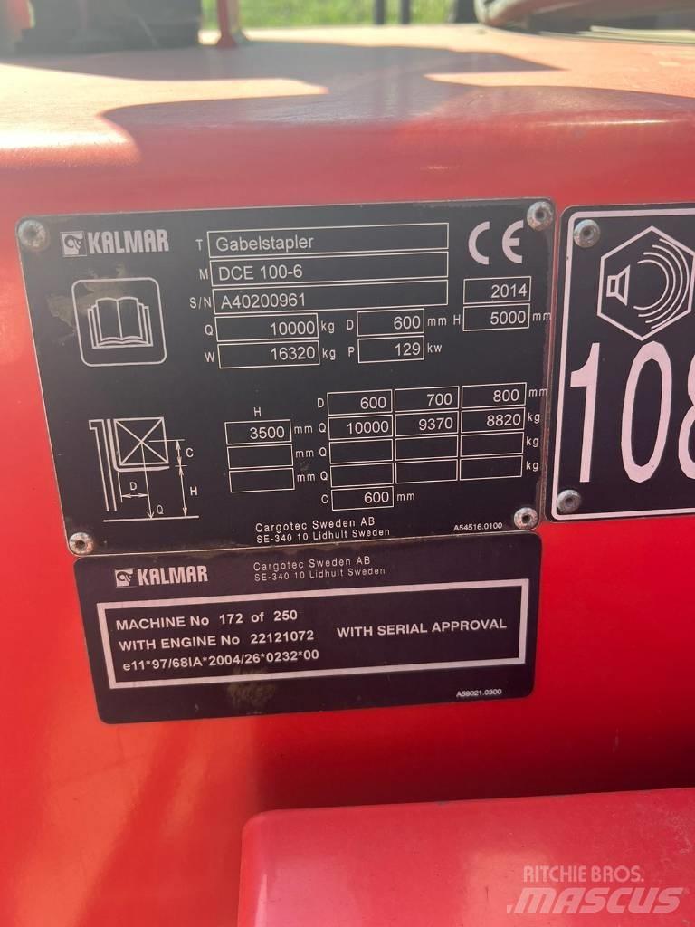 Kalmar DCE100-6 Πετρελαιοκίνητα Κλαρκ